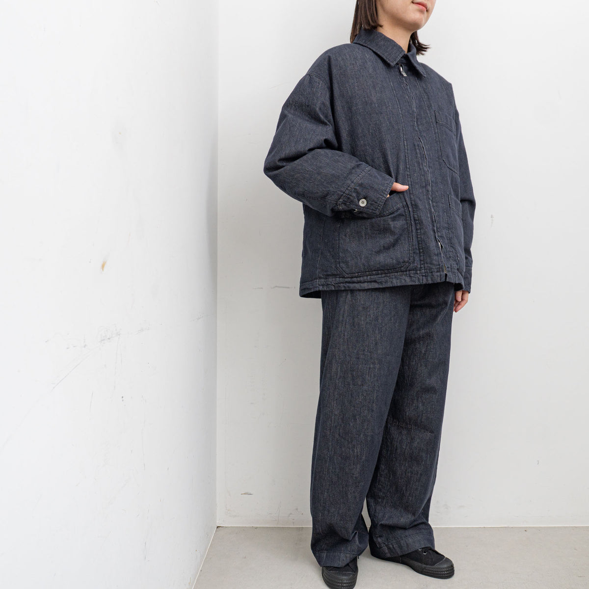 2026AW miffew｜WOMEN DENIM DOWN TROUSERS