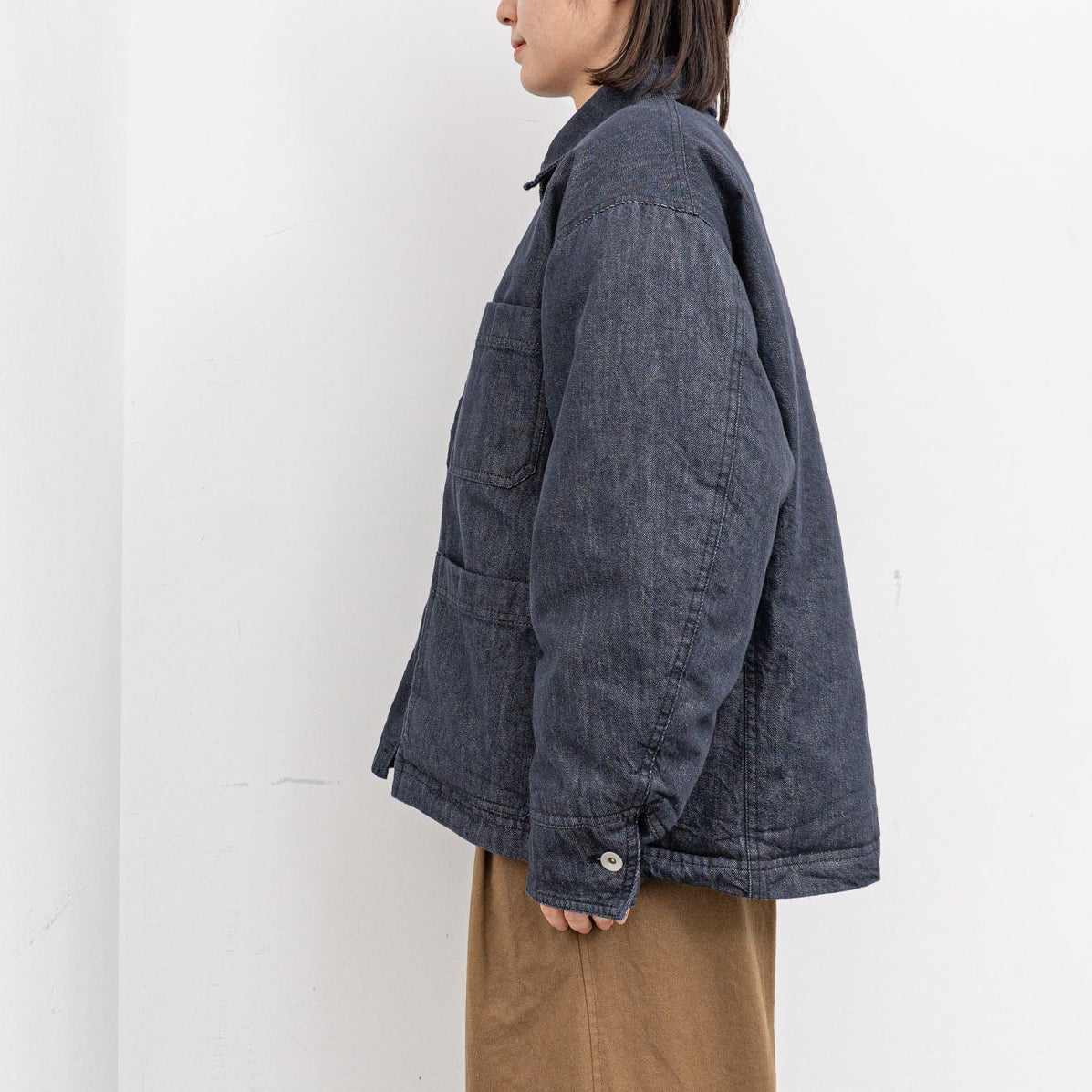 2026AW miffew｜WOMEN DENIM DOWN COVERALL