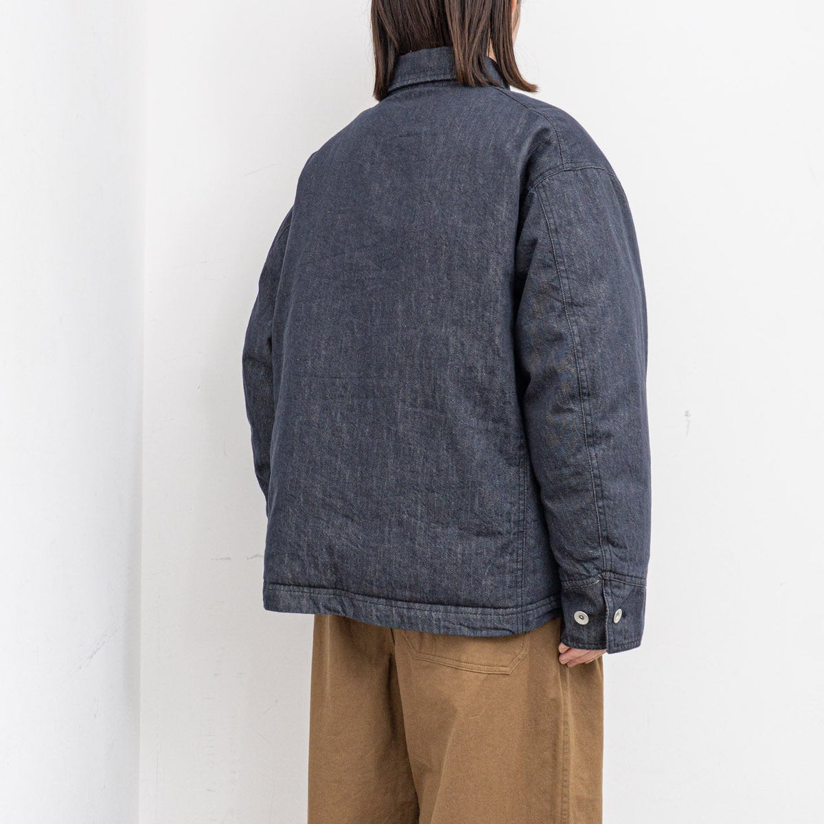 2026AW miffew｜WOMEN DENIM DOWN COVERALL