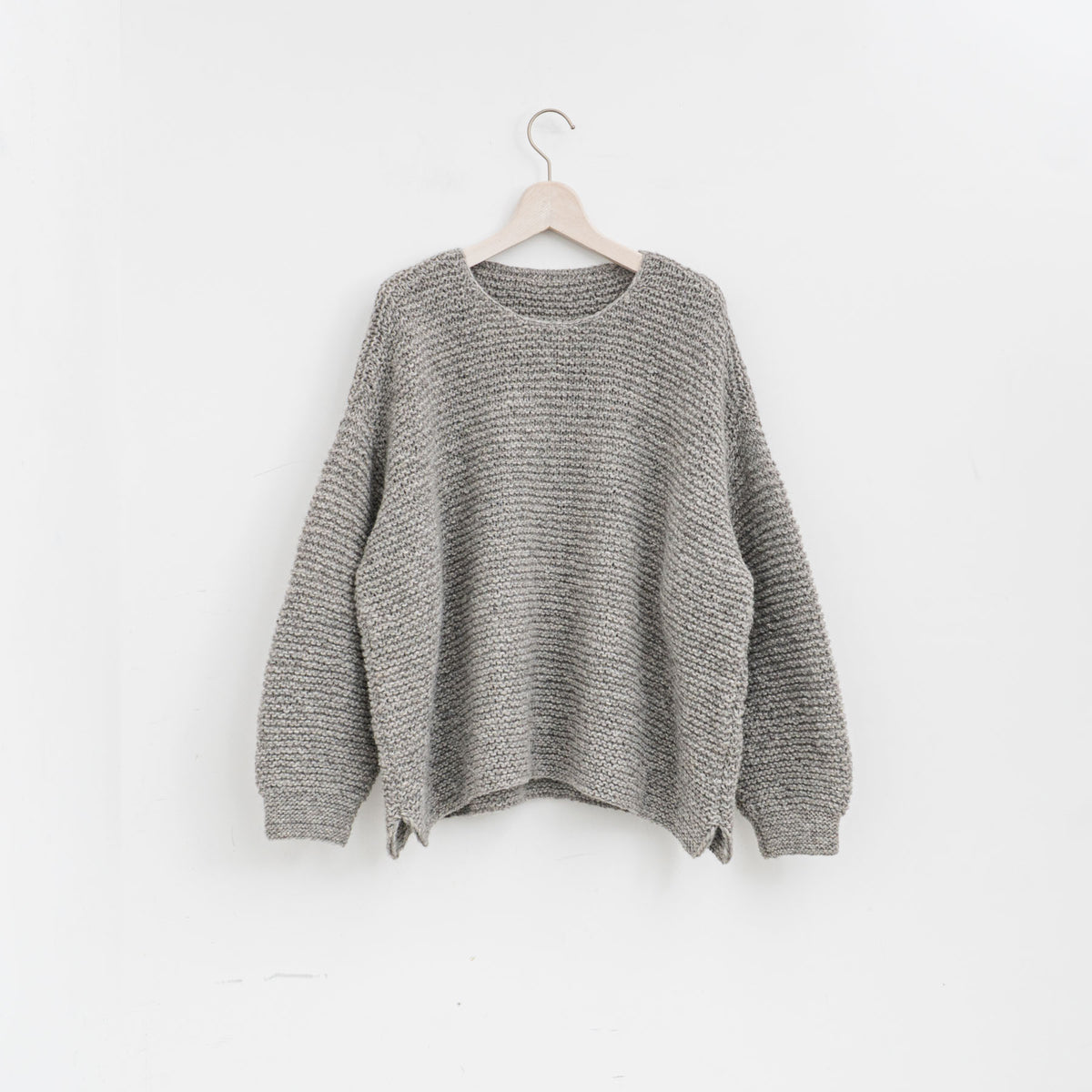 ゴーシュ｜アルパカウールハンドニット　G264-K002（light gray）