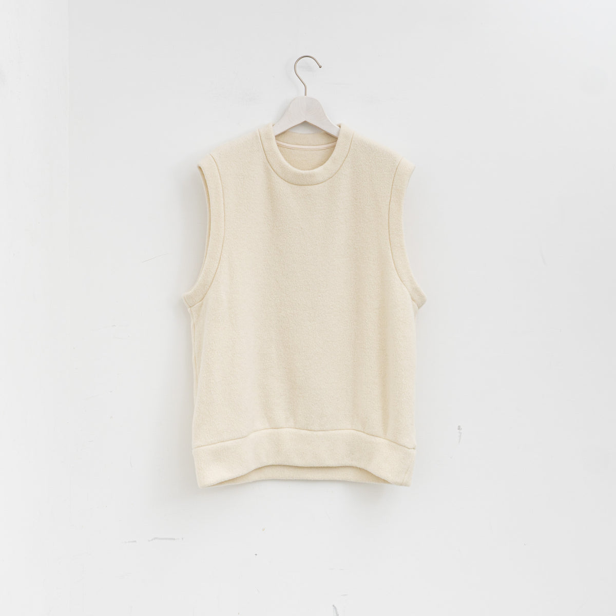 ゴーシュ｜ウールフリース ベスト　G264-T008（white）