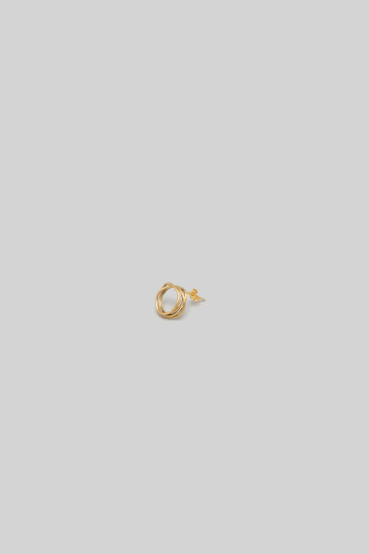 _Fot｜round wire earring _ strings (Pierced earring) gold 1208a_p