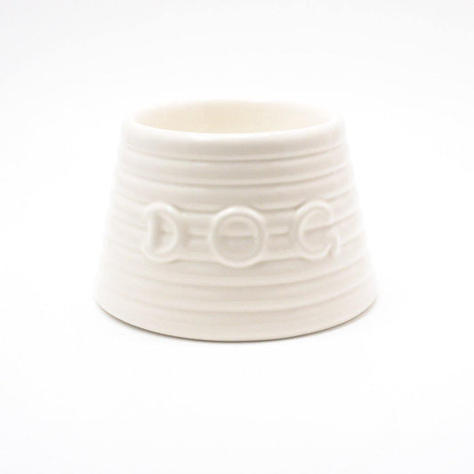 BAUER POTTERY/　RINGWARE DOG BOWL Ｓサイズ ホワイト - haus-netstore