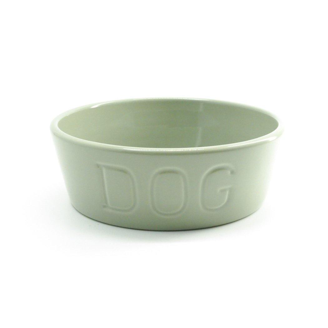 BAUER POTTERY/　DOG BOWL Mサイズ ドーバグレー - haus-netstore