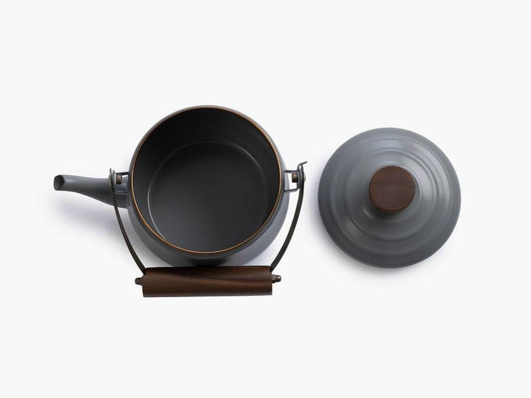 BAREBONES/　Enamel Teapot - haus-netstore