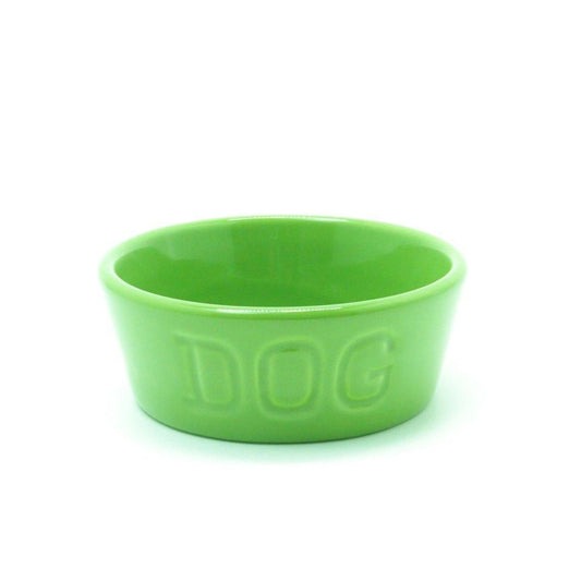 BAUER POTTERY/　DOG BOWL Sサイズ パロットグリーン - haus-netstore