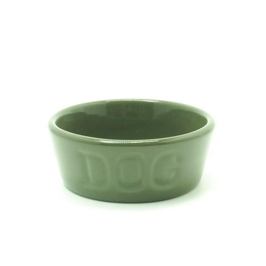 BAUER POTTERY/　DOG BOWL Sサイズ シイタケ - haus-netstore