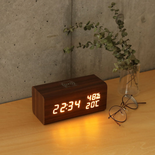 PLUS DECO/　Wireless Charging Clock - haus-netstore