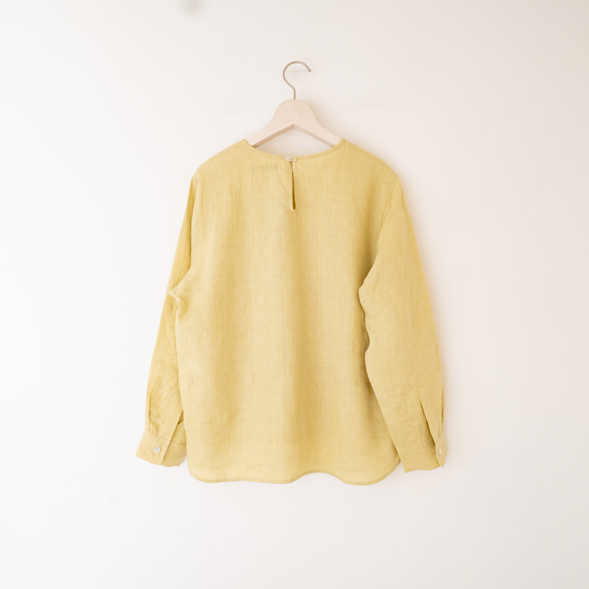 【23SS】TAYUTAU/　リネンプルオーバー長袖シャツ Y319042 - haus-netstore