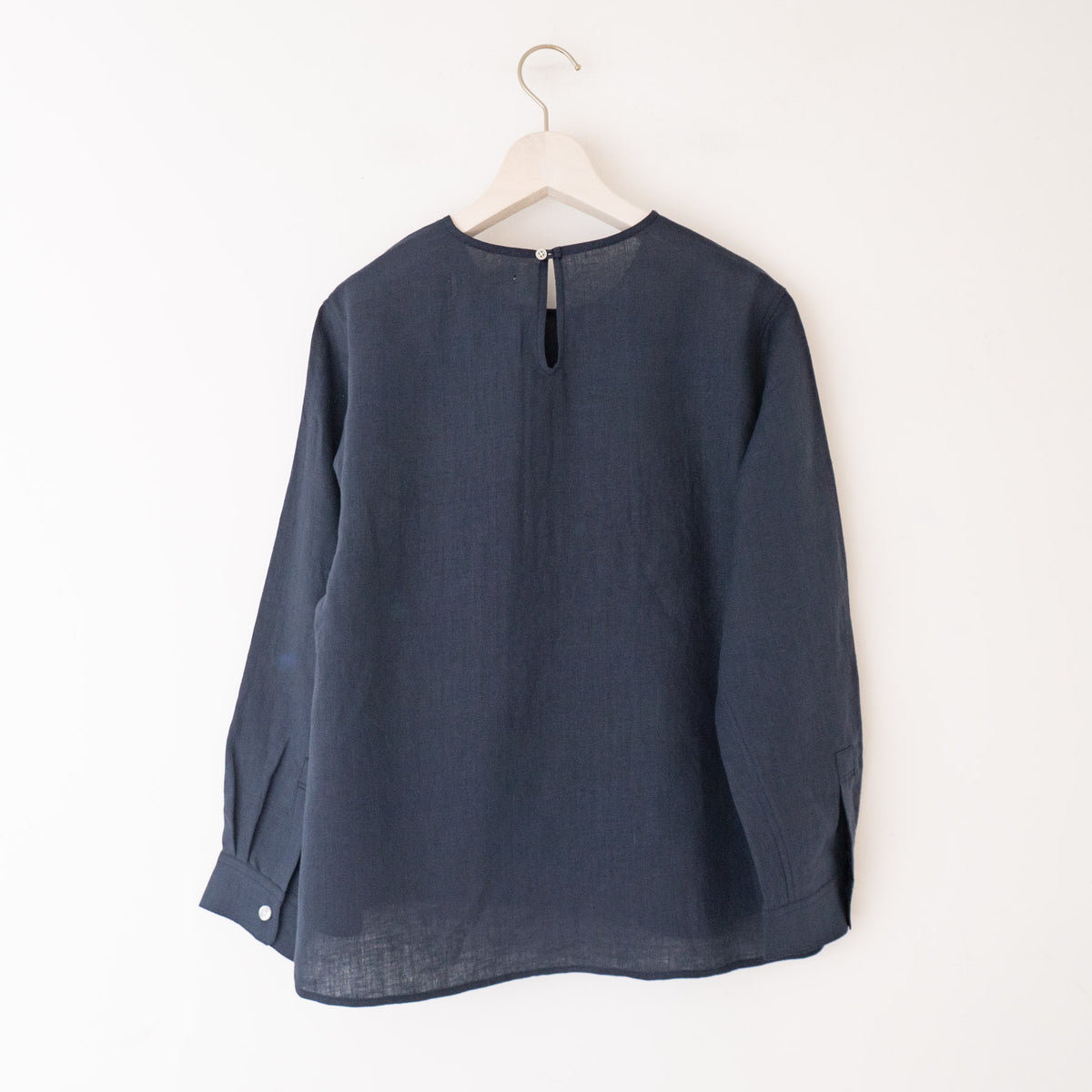 【23SS】TAYUTAU/　リネンプルオーバー長袖シャツ Y319042 - haus-netstore