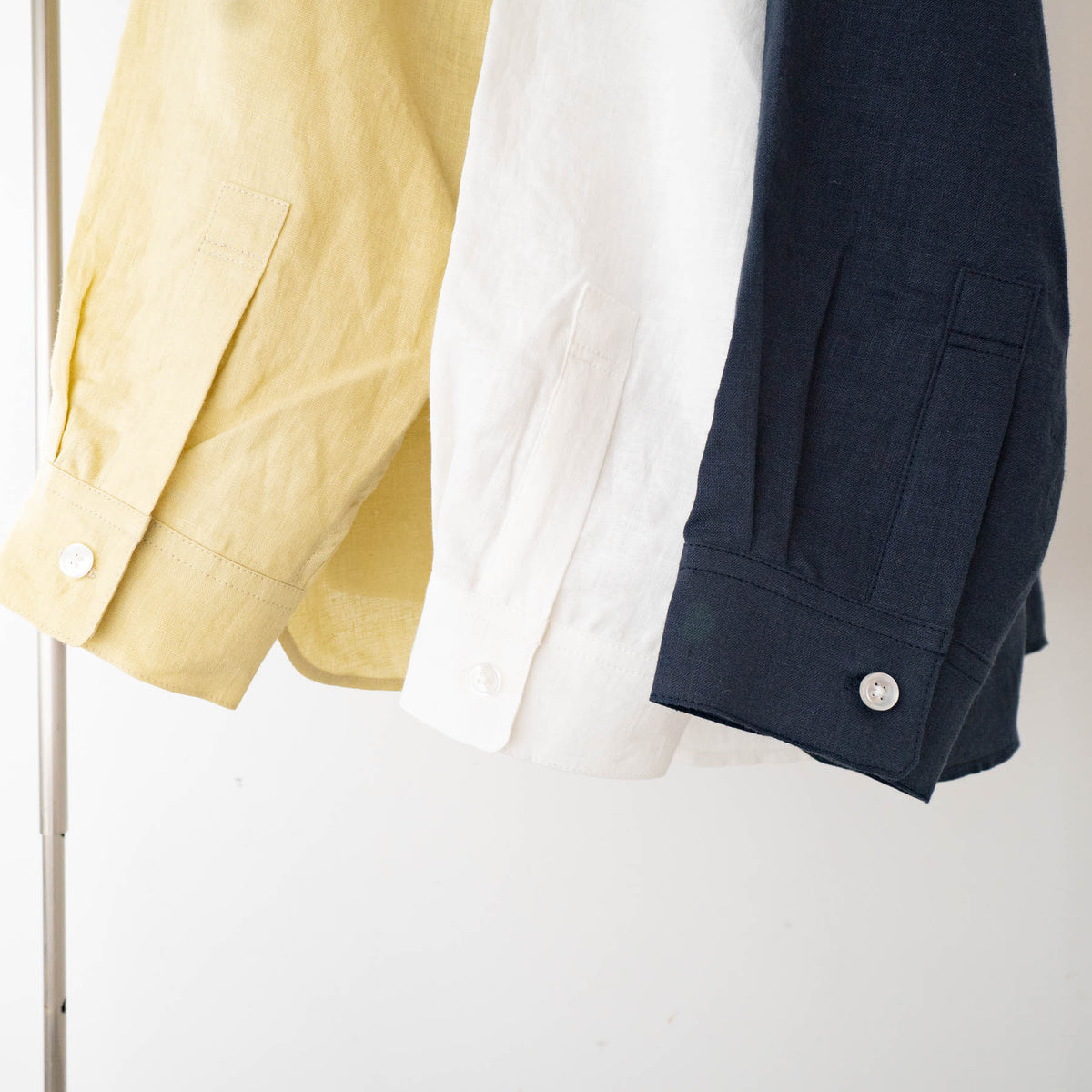 【23SS】TAYUTAU/　リネンプルオーバー長袖シャツ Y319042 - haus-netstore