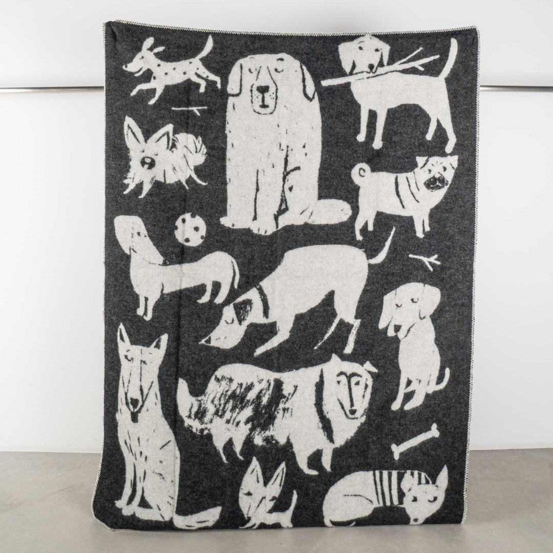 LAPUAN KANKURIT/　KOIRAPUISTO blanket 130x180cm - haus-netstore