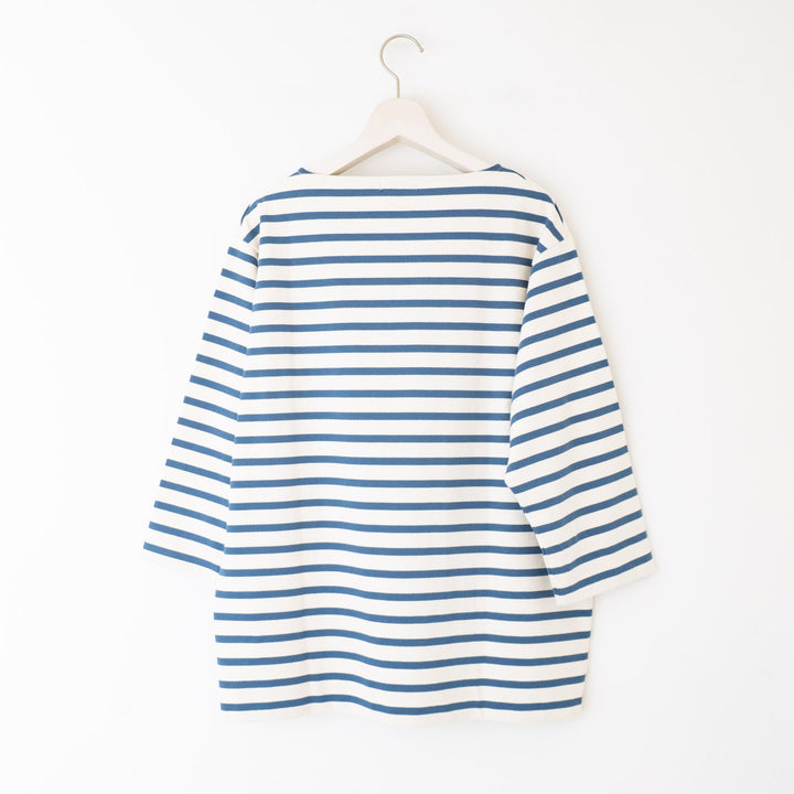 SCYE BASICS/MEN　Striped Cotton Jersey Basque Shirt - haus-netstore