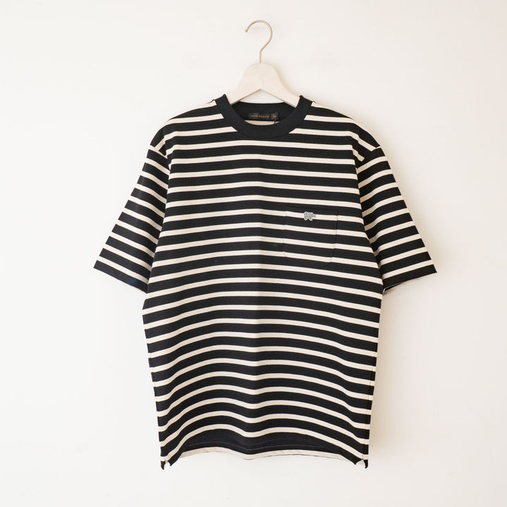 SCYE BASICS/MEN　Striped Cotton Jersey T-Shirt - haus-netstore