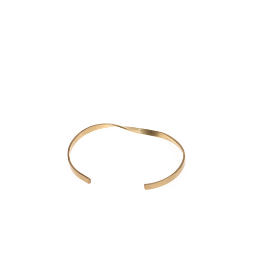 _Fot/　brass plate bangle 3mm twist brass 1001a3 - haus-netstore