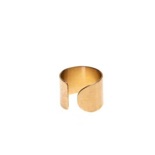_Fot/　brass plate earring_circle 0802a - haus-netstore