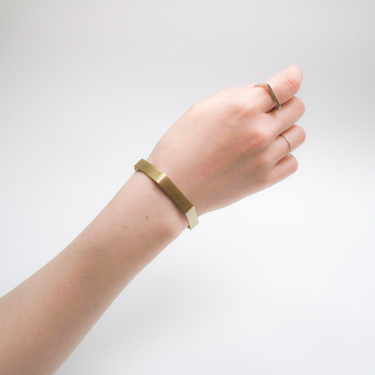_Fot/　brass plate bangle 20mm 0901a20 - haus-netstore