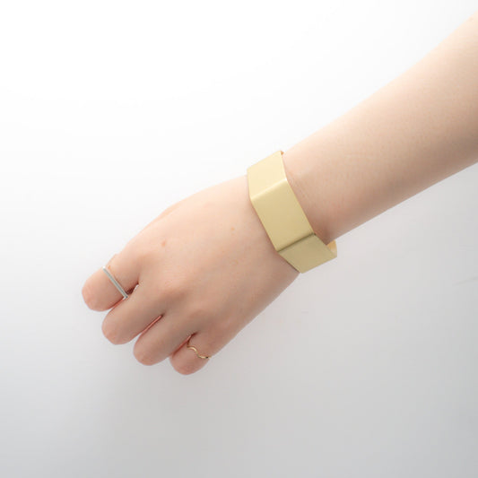 _Fot/　brass plate bangle 20mm 0901a20 - haus-netstore