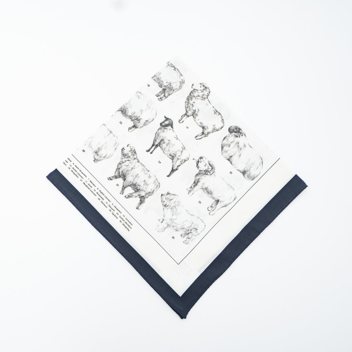 ASEEDONCLÖUD /　Handkerchief basic-SHEEP - haus-netstore