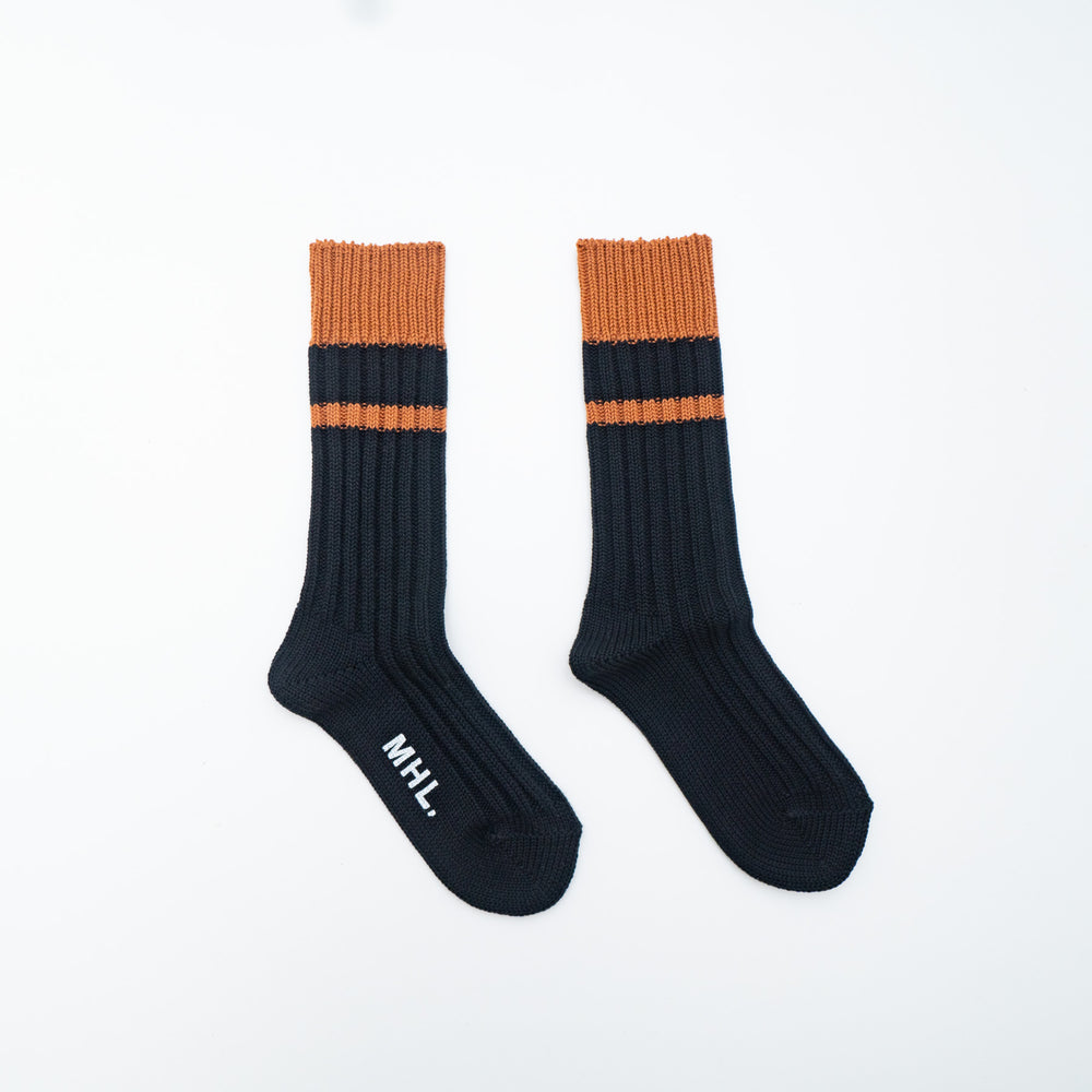 MHL. /WOMEN　STRIPED SPORT SOCK - haus-netstore