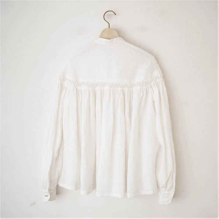SCYE BASICS/WOMEN　Belgian Linen Tuck Shirts - haus-netstore