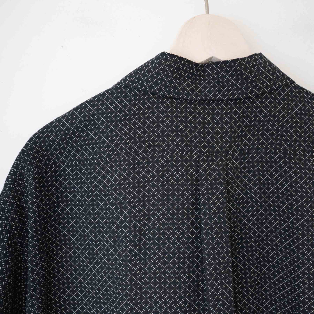 SCYE BASICS/MEN　Printed Linen Camp Collar Shirt - haus-netstore