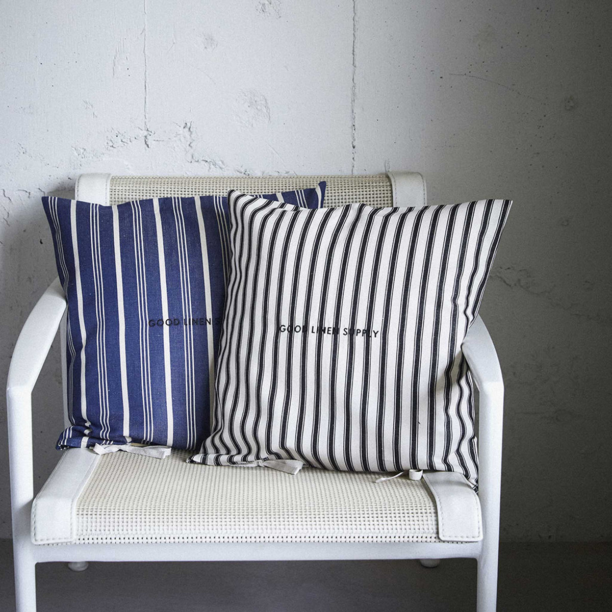 GOOD LINEN SUPPLY/　CUSHION COVER HERRING BONE - haus-netstore