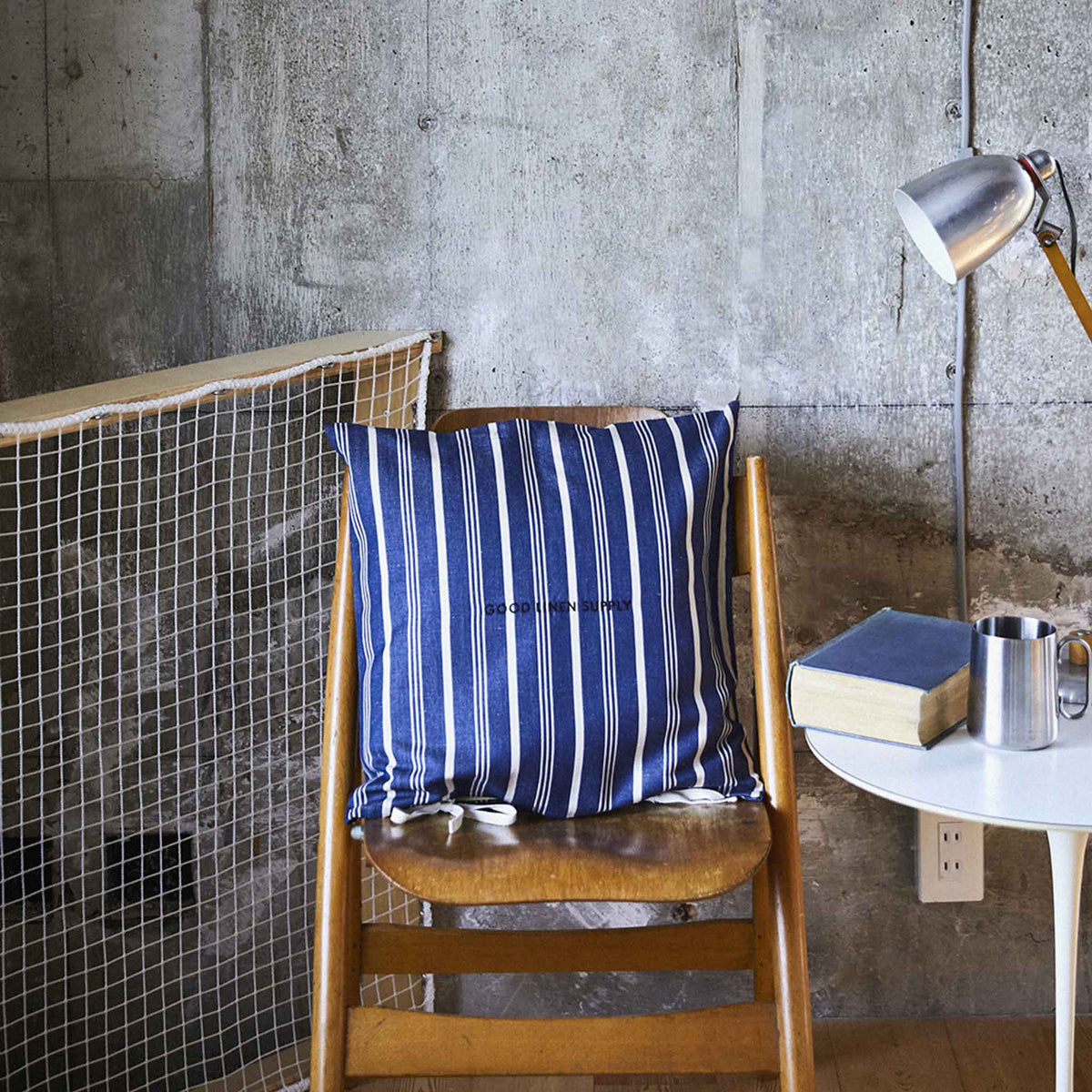 GOOD LINEN SUPPLY/　CUSHION COVER HERRING BONE - haus-netstore