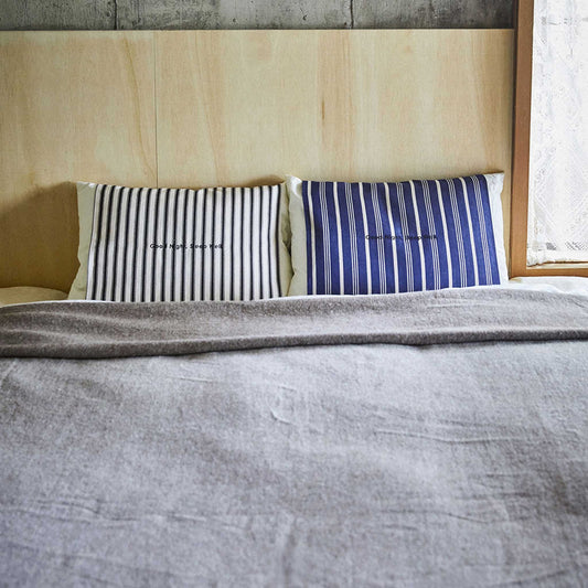 GOOD LINEN SUPPLY/　PILLOW CASE HERRING BONE - haus-netstore