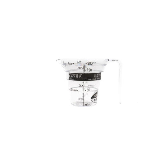 山崎実業/　段々計量カップ レイヤー 200ml - haus-netstore