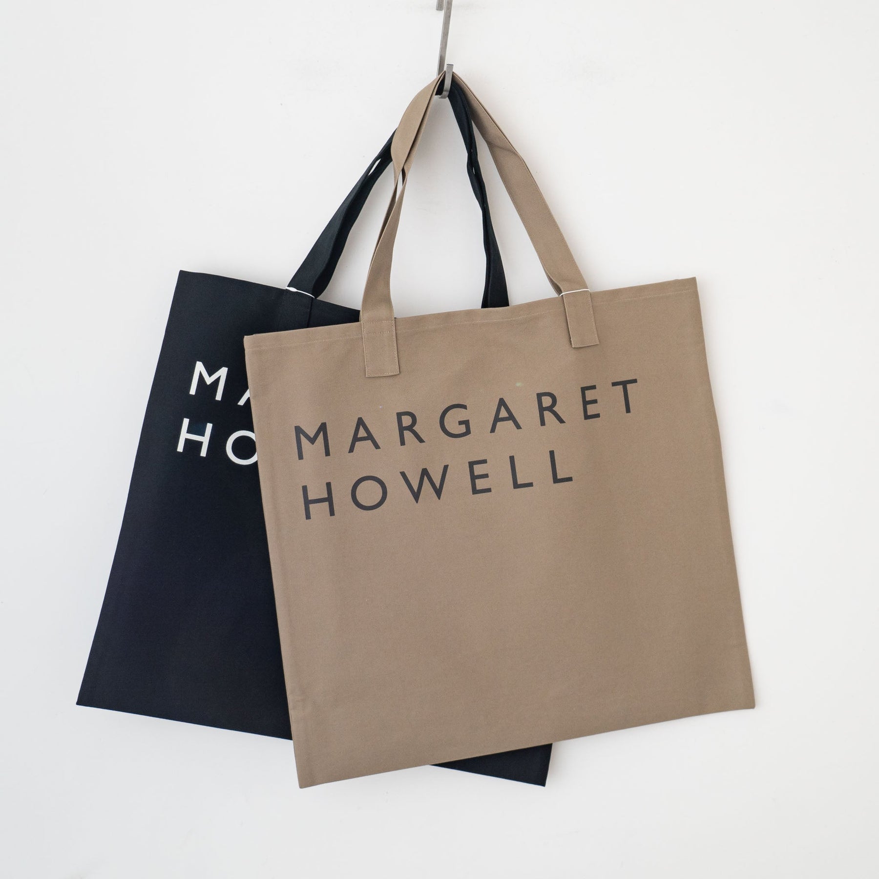 MARGARET HOWELL/ HOUSEHOLD GOODS COTTON LOGO BAG