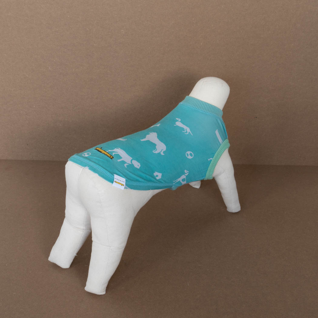 ペット用品 - GEORGE/　original dog Tシャツ20 ブルー - haus-netstore