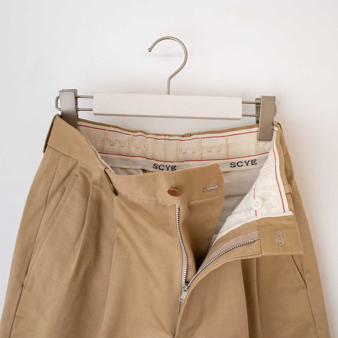 SCYE/WOMEN　San Joaquin Chino 2Pleated Tapered Trousers - haus-netstore
