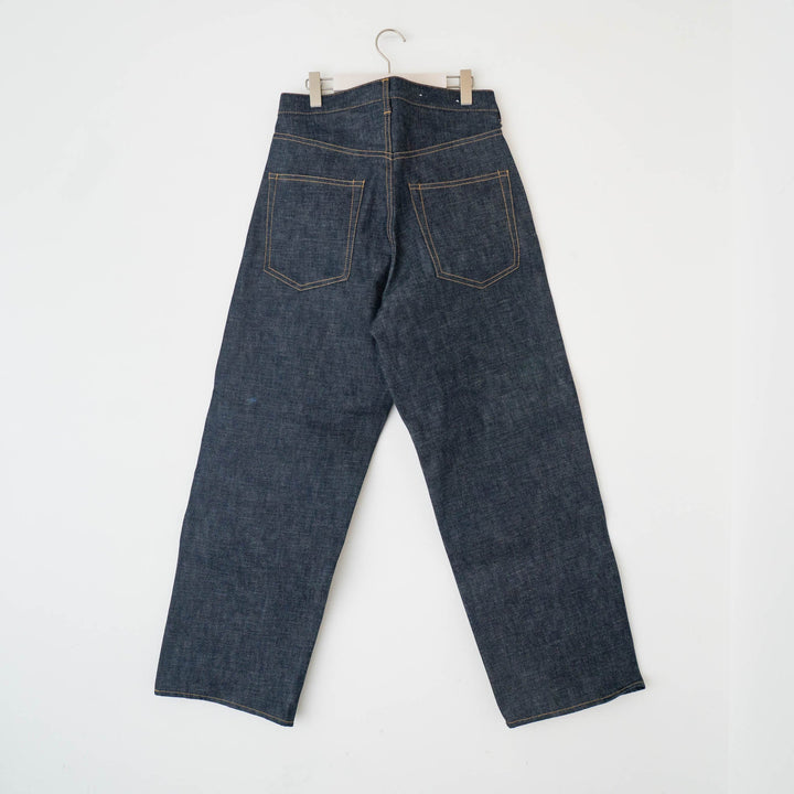 SCYE BASICS/MEN　Selvedge Denim Wide Leg Jeans Denim - haus-netstore