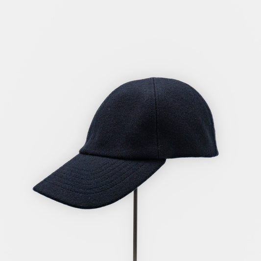 2026AW mature ha.｜trainer cap / melton navy MIL-TC1110-H