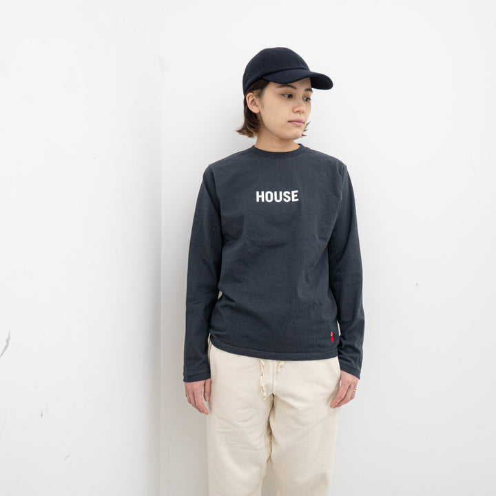 SUNSHINE+CLOUD /UNISEX　ロングスリーブTシャツ ”ALOHA-MAHALO” 11OFFWHITE - haus-netstore