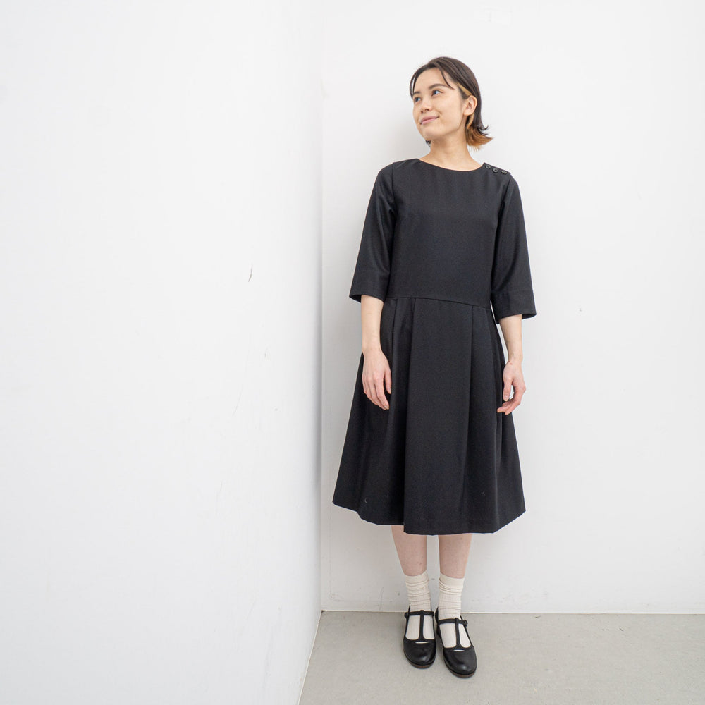MARGARET HOWELL /WOMEN　HOWELL BLACK FLANNEL - haus-netstore