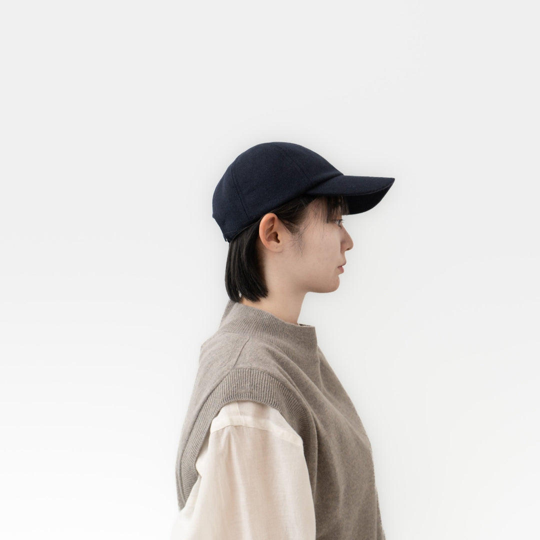 2025AW mature ha./　trainer cap / melton navy MIL-TC1110-H