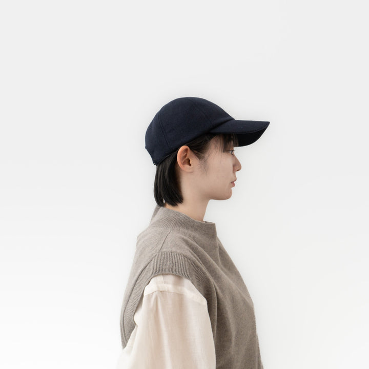 2025AW mature ha./　trainer cap / melton navy MIL-TC1110-H