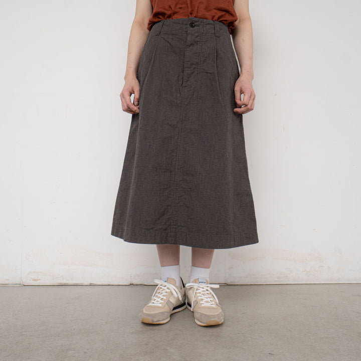 MHL. /WOMEN　CHEF CHECK COTTON LINEN - haus-netstore