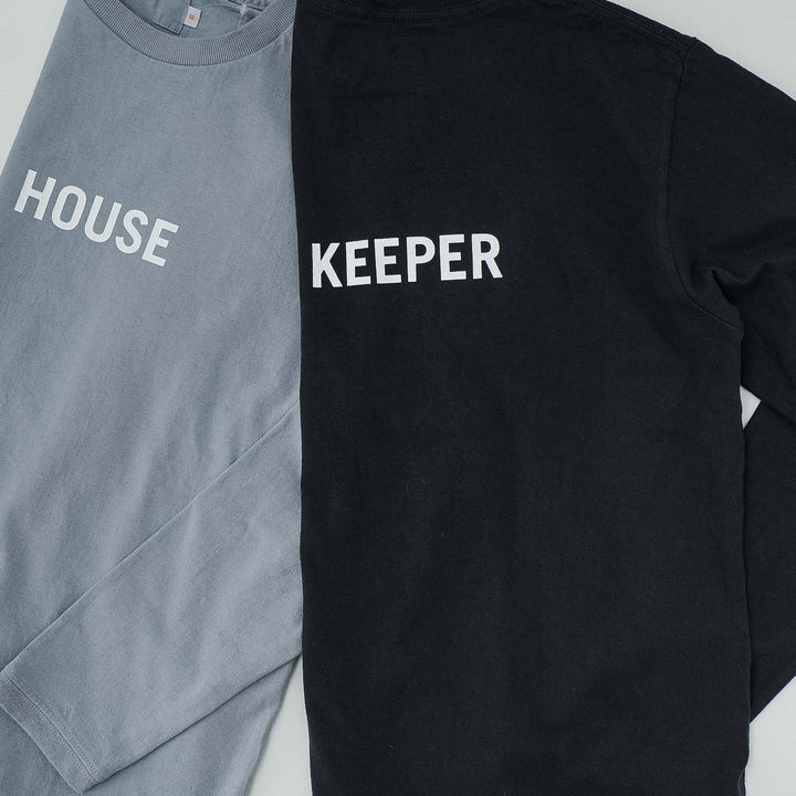 SUNSHINE+CLOUD /UNISEX　ロングスリーブTシャツ ”HOUSE-KEEPER” - haus-netstore