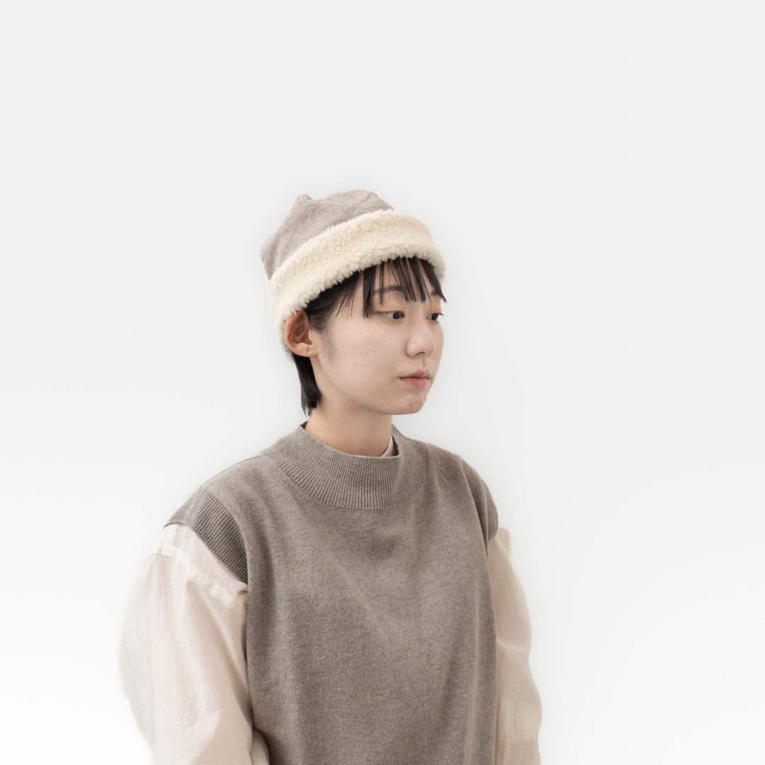 2024AW mature ha./　hood cap organic cotton ECO-015YK-Y