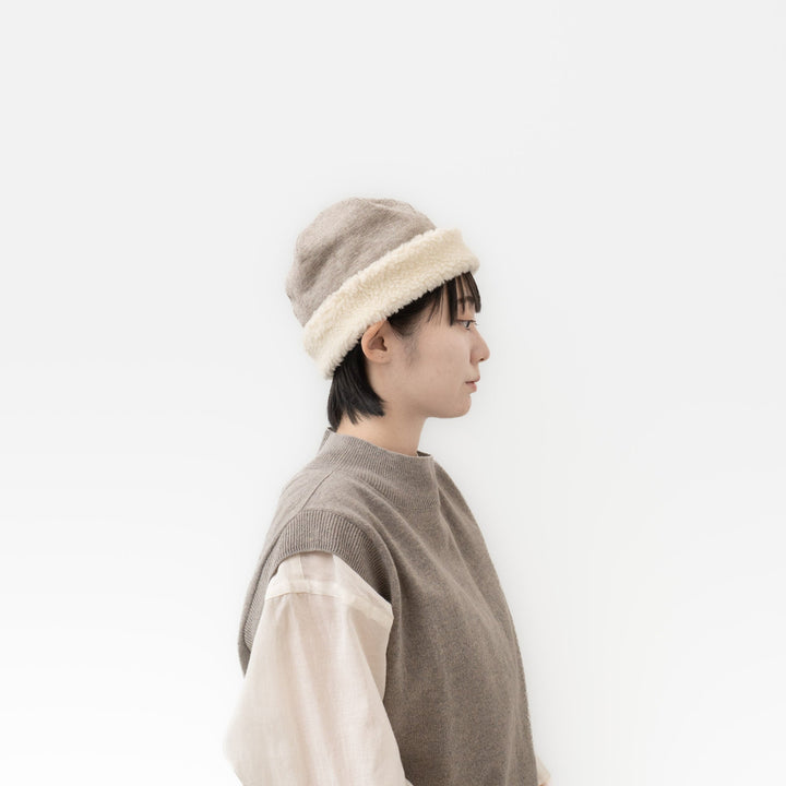 2024AW mature ha./　hood cap organic cotton ECO-015YK-Y