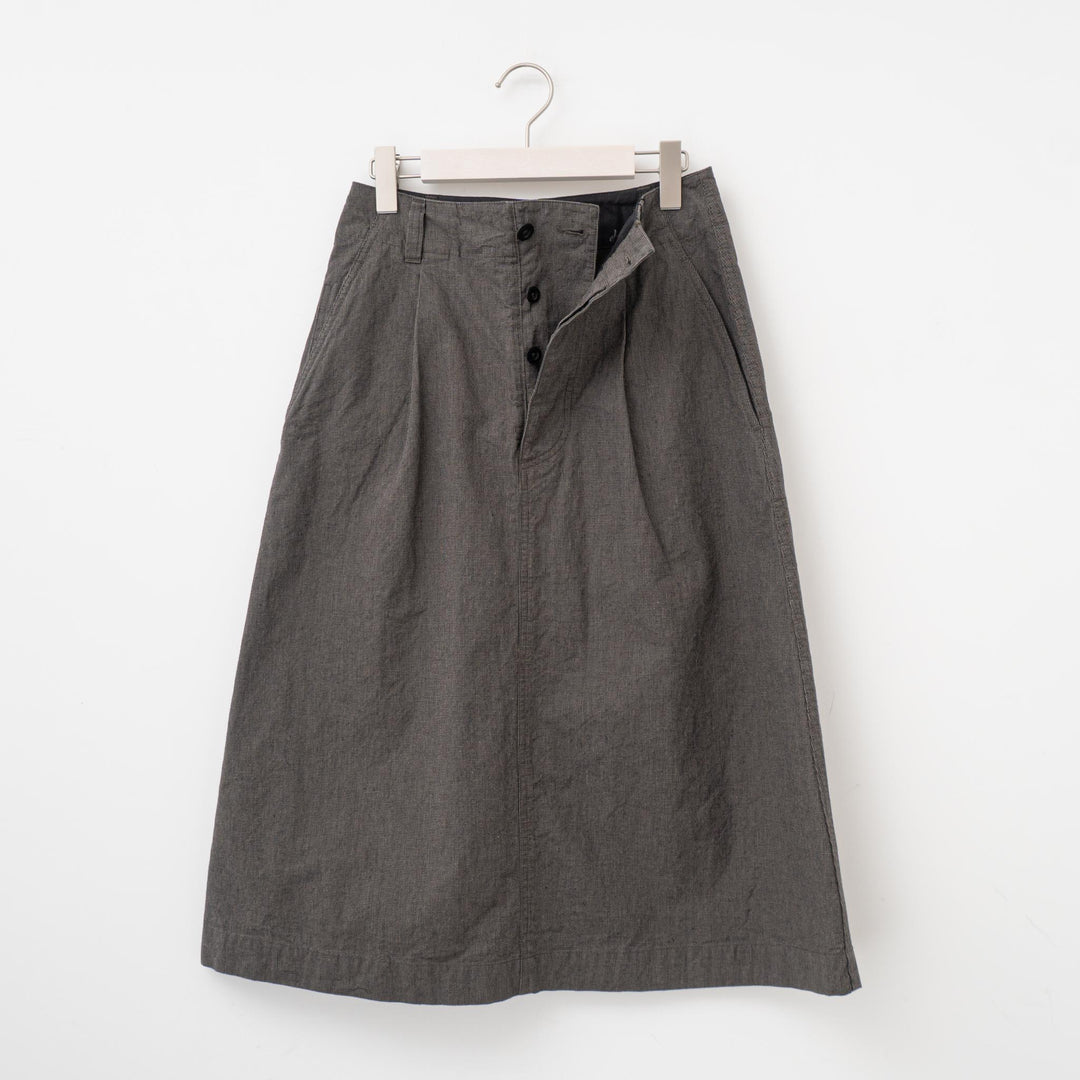 MHL. /WOMEN　CHEF CHECK COTTON LINEN - haus-netstore