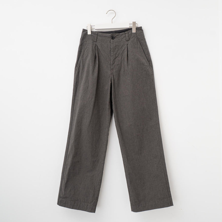 MHL. /WOMEN　CHEF CHECK COTTON LINEN - haus-netstore