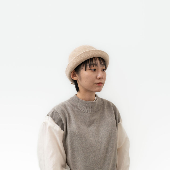 2024AW mature ha./　bell hat  camel natural  MRW-CL13-Y