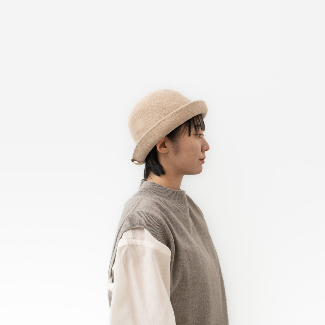 2024AW mature ha./　bell hat  camel natural  MRW-CL13-Y