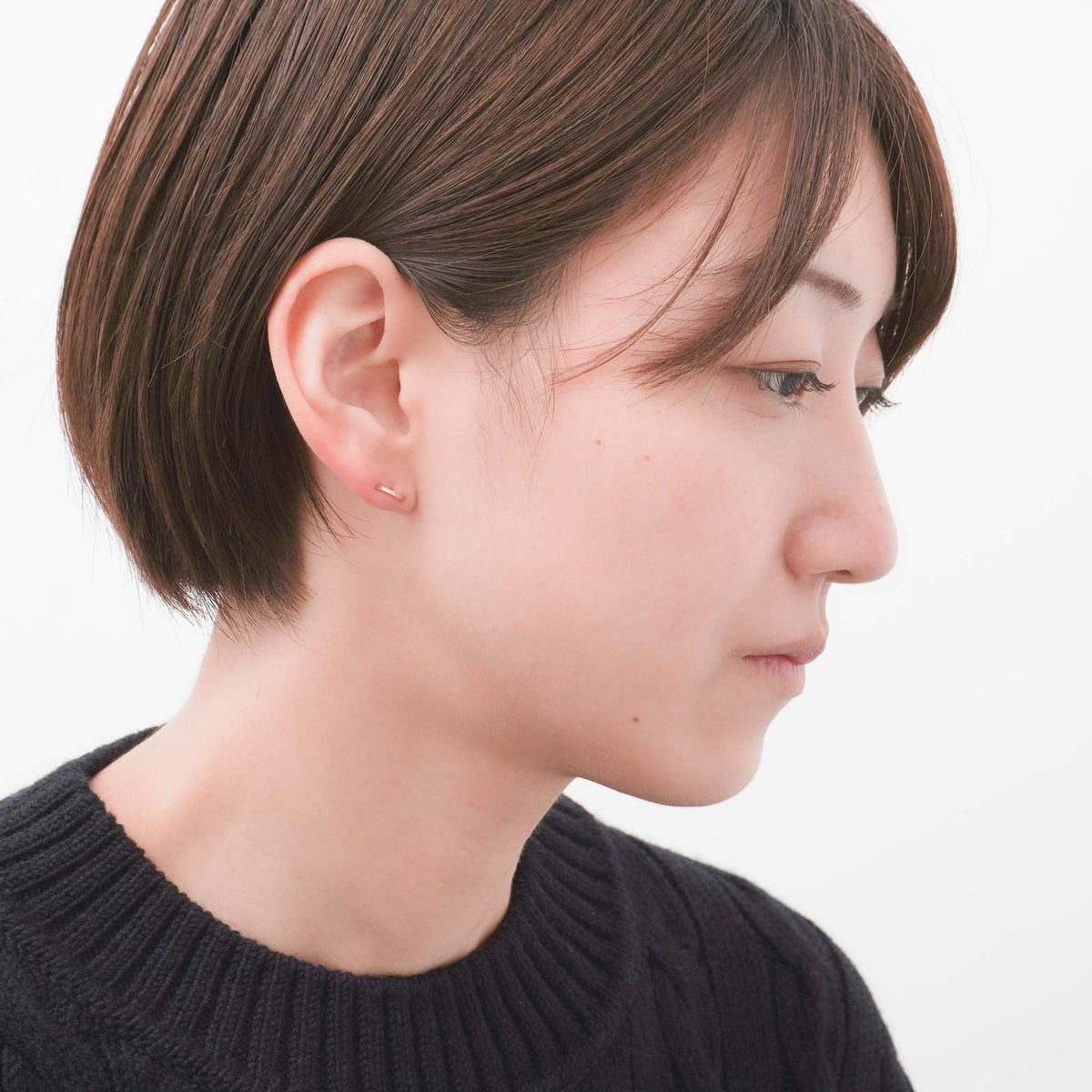 Kathleen Whitaker/　Small Stitch Earring・ - haus-netstore