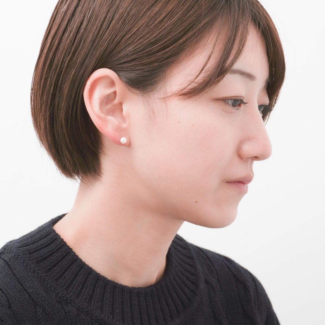 SOURCE/　アコヤ真珠 Post Earrings S -YH・ - haus-netstore