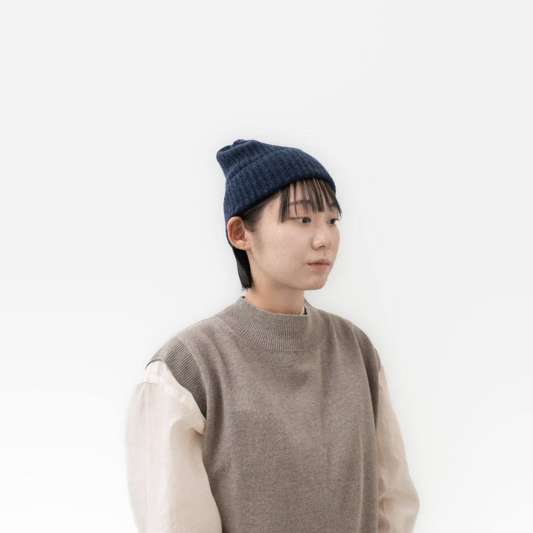 2024AW mature ha./　pleats knit cap MK-3001-Y